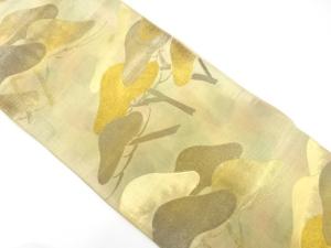 アンティーク　松模様織り出し袋帯（材料）